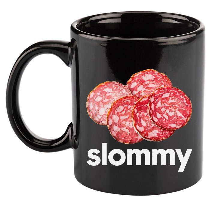 Slommy Salami Meme Oddly Specific Funny Memes Internet Memes 11oz C Handle Ceramic Mug