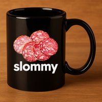 Slommy Salami Meme Oddly Specific Funny Memes Internet Memes 11oz C Handle Ceramic Mug