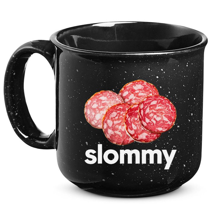 Slommy Salami Meme Oddly Specific Funny Memes Internet Memes 15oz Campfire Ceramic Mug
