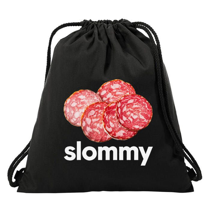 Slommy Salami Meme Oddly Specific Funny Memes Internet Memes Drawstring Bag