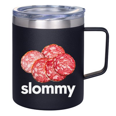 Slommy Salami Meme Oddly Specific Funny Memes Internet Memes 12oz Stainless Steel Coffee Mug