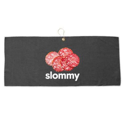 Slommy Salami Meme Oddly Specific Funny Memes Internet Memes Large Microfiber Waffle Golf Towel