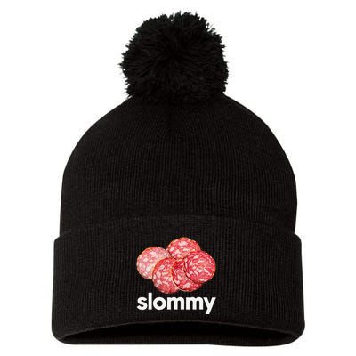Slommy Salami Meme Oddly Specific Funny Memes Internet Memes Pom Pom 12in Knit Beanie