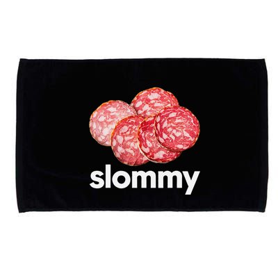 Slommy Salami Meme Oddly Specific Funny Memes Internet Memes Microfiber Hand Towel