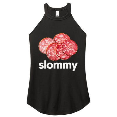 Slommy Salami Meme Oddly Specific Funny Memes Internet Memes Women's Perfect Tri Rocker Tank