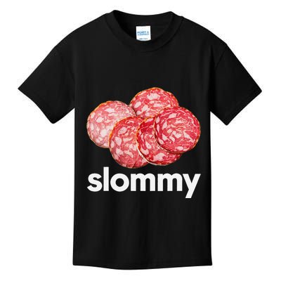 Slommy Salami Meme Oddly Specific Funny Memes Internet Memes Kids T-Shirt