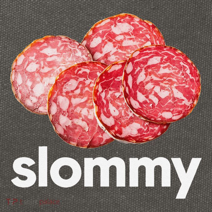 Slommy Salami Meme Oddly Specific Funny Memes Internet Memes Cotton Canvas Backpack
