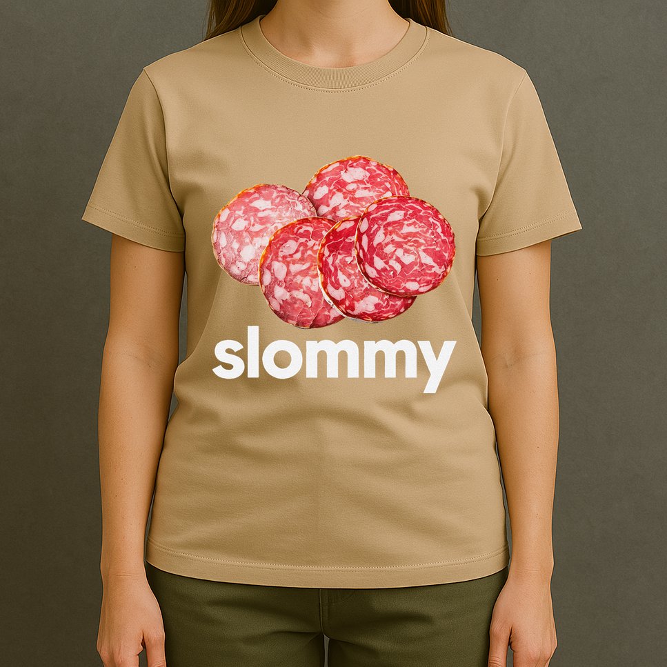 Slommy Salami Meme Oddly Specific Funny Memes Internet Memes T-Shirt
