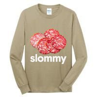Slommy Salami Meme Oddly Specific Funny Memes Internet Memes Tall Long Sleeve T-Shirt