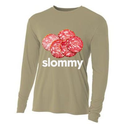 Slommy Salami Meme Oddly Specific Funny Memes Internet Memes Cooling Performance Long Sleeve Crew