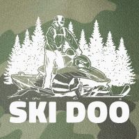 Snowmobiling Snow Machine Snowmobile Ski Doo Legacy Tie Dye Trucker Hat