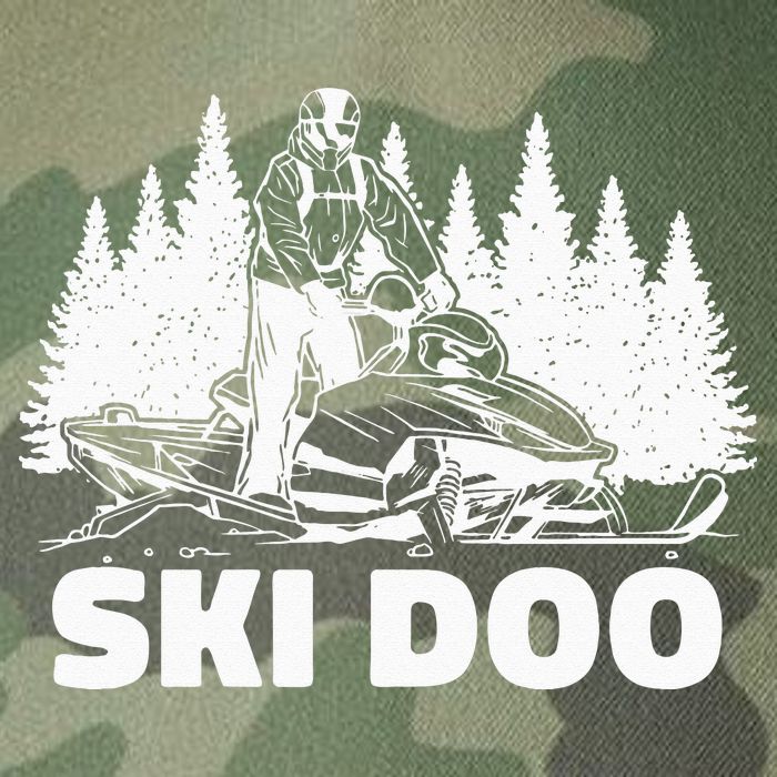 Snowmobiling Snow Machine Snowmobile Ski Doo Legacy Tie Dye Trucker Hat