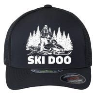 Snowmobiling Snow Machine Snowmobile Ski Doo Flexfit Unipanel Trucker Cap