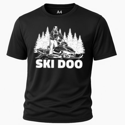 Snowmobiling Snow Machine Snowmobile Ski Doo Performance Shirt