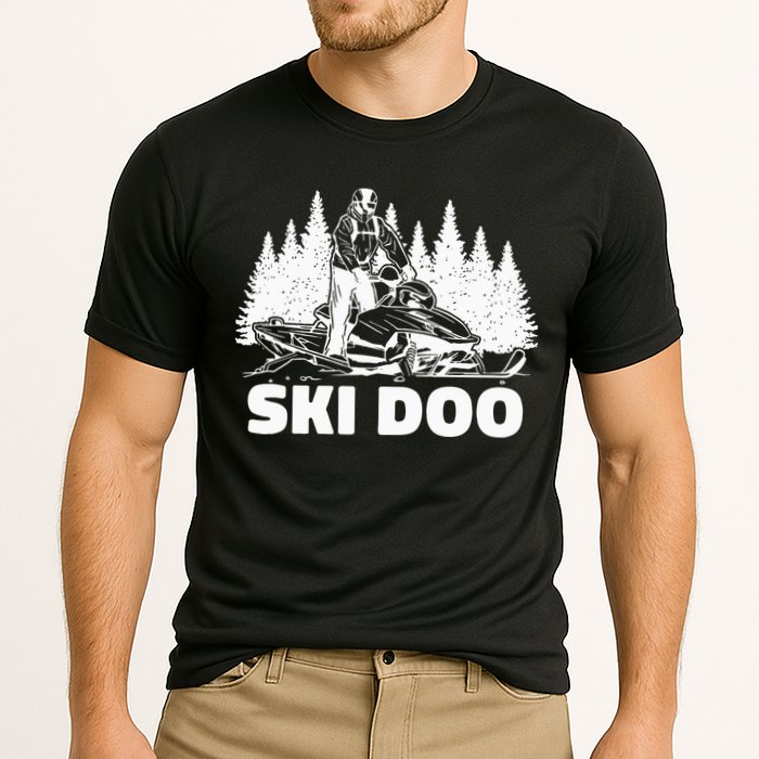 Snowmobiling Snow Machine Snowmobile Ski Doo Performance Shirt