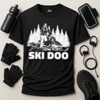 Snowmobiling Snow Machine Snowmobile Ski Doo Performance Shirt