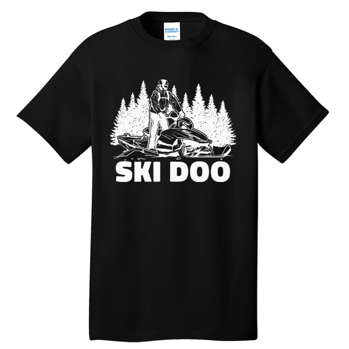 Snowmobiling Snow Machine Snowmobile Ski Doo Tall T-Shirt