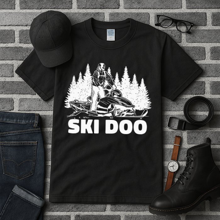Snowmobiling Snow Machine Snowmobile Ski Doo Tall T-Shirt