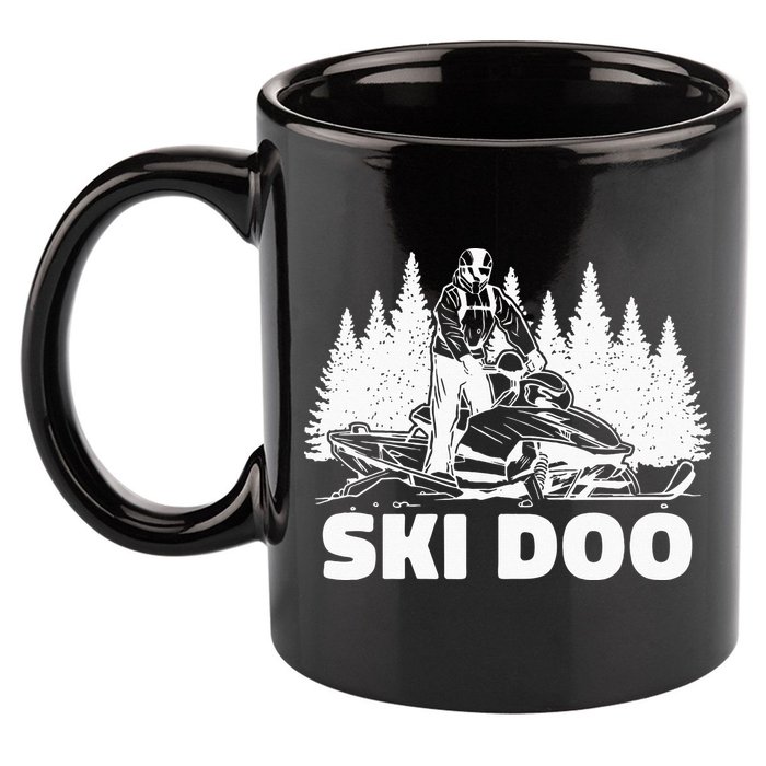 Snowmobiling Snow Machine Snowmobile Ski Doo 11oz C Handle Ceramic Mug