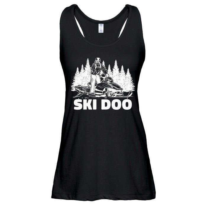 Snowmobiling Snow Machine Snowmobile Ski Doo Ladies Essential Flowy Tank