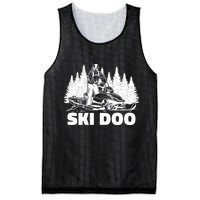 Snowmobiling Snow Machine Snowmobile Ski Doo Mesh Reversible Basketball Jersey Tank