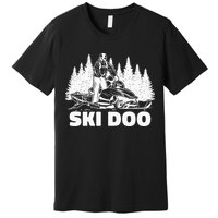 Snowmobiling Snow Machine Snowmobile Ski Doo Premium T-Shirt