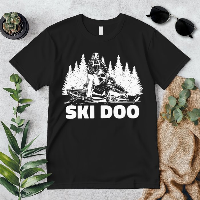 Snowmobiling Snow Machine Snowmobile Ski Doo Premium T-Shirt