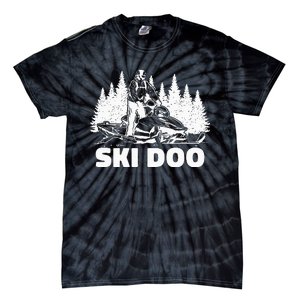 Snowmobiling Snow Machine Snowmobile Ski Doo Tie-Dye T-Shirt