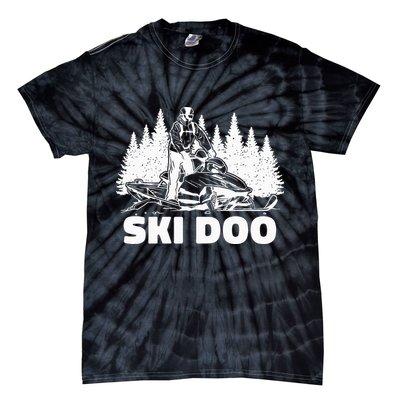 Snowmobiling Snow Machine Snowmobile Ski Doo Tie-Dye T-Shirt