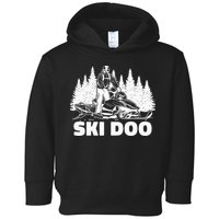Snowmobiling Snow Machine Snowmobile Ski Doo Toddler Hoodie