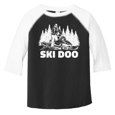 Snowmobiling Snow Machine Snowmobile Ski Doo Toddler Fine Jersey T-Shirt