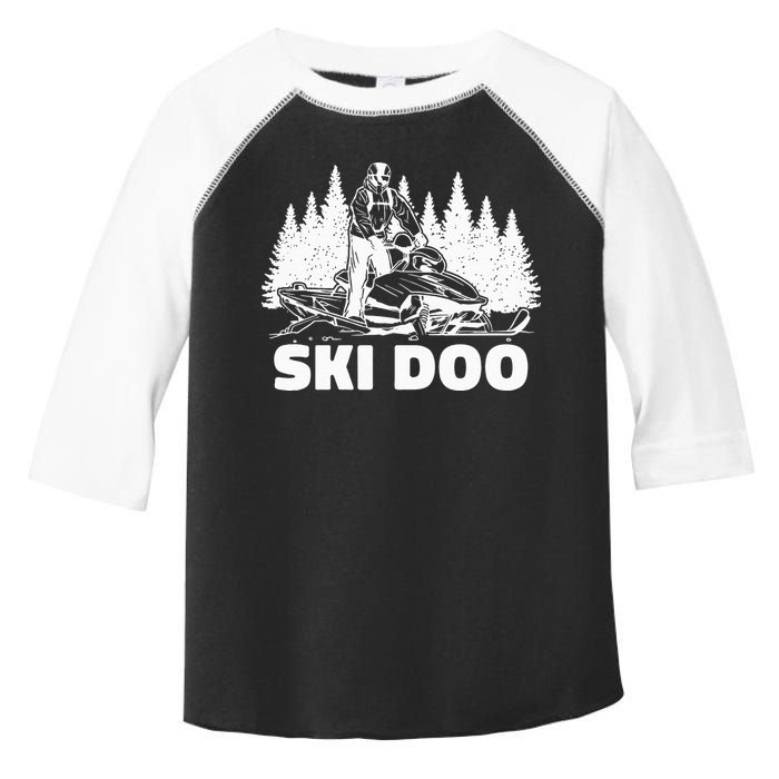 Snowmobiling Snow Machine Snowmobile Ski Doo Toddler Fine Jersey T-Shirt