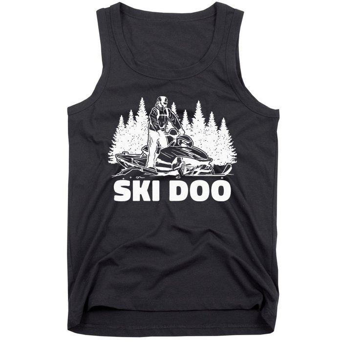Snowmobiling Snow Machine Snowmobile Ski Doo Tank Top