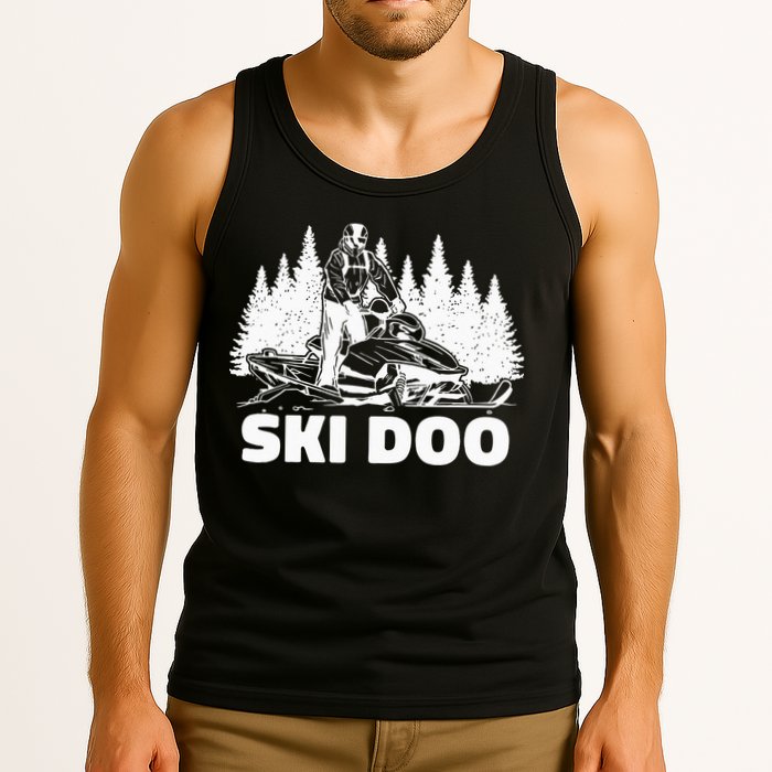 Snowmobiling Snow Machine Snowmobile Ski Doo Tank Top