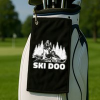 Snowmobiling Snow Machine Snowmobile Ski Doo Golf Towel