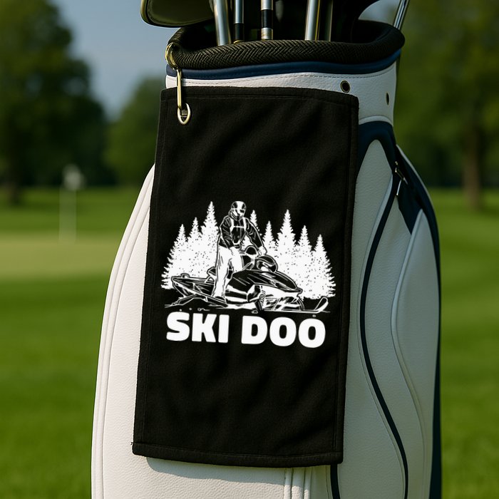 Snowmobiling Snow Machine Snowmobile Ski Doo Golf Towel