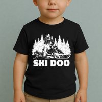 Snowmobiling Snow Machine Snowmobile Ski Doo Toddler T-Shirt