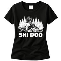 Snowmobiling Snow Machine Snowmobile Ski Doo Womens T-Shirt