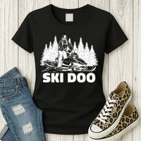 Snowmobiling Snow Machine Snowmobile Ski Doo Womens T-Shirt