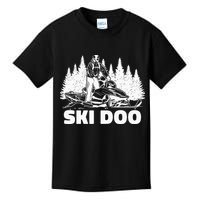 Snowmobiling Snow Machine Snowmobile Ski Doo Kids T-Shirt
