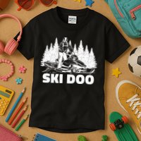 Snowmobiling Snow Machine Snowmobile Ski Doo Kids T-Shirt
