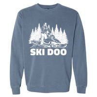Snowmobiling Snow Machine Snowmobile Ski Doo Garment-Dyed Sweatshirt