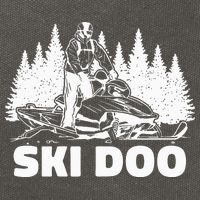Snowmobiling Snow Machine Snowmobile Ski Doo Cotton Canvas Backpack