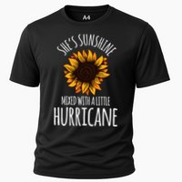 She's Sunshine Mixed With A Little Hurricane Funny Summer Great Gift Cooling Performance Crew T-Shirt