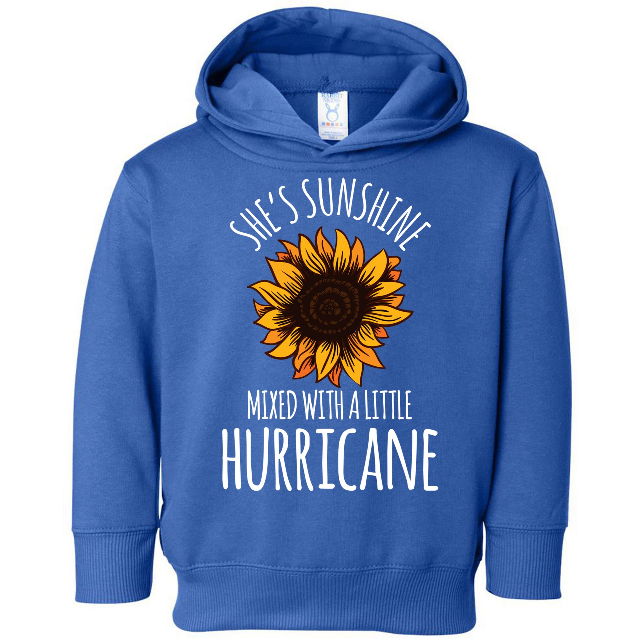 She's Sunshine Mixed With A Little Hurricane Funny Summer Great Gift Toddler Hoodie