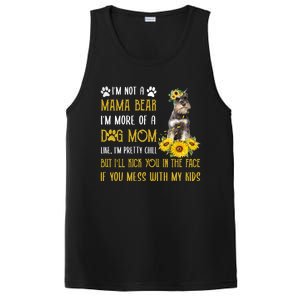 Sunflower Schnauzer Mom Mothers Day Dog Mom Gift PosiCharge Competitor Tank