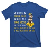 Sunflower Schnauzer Mom Mothers Day Dog Mom Gift T-Shirt