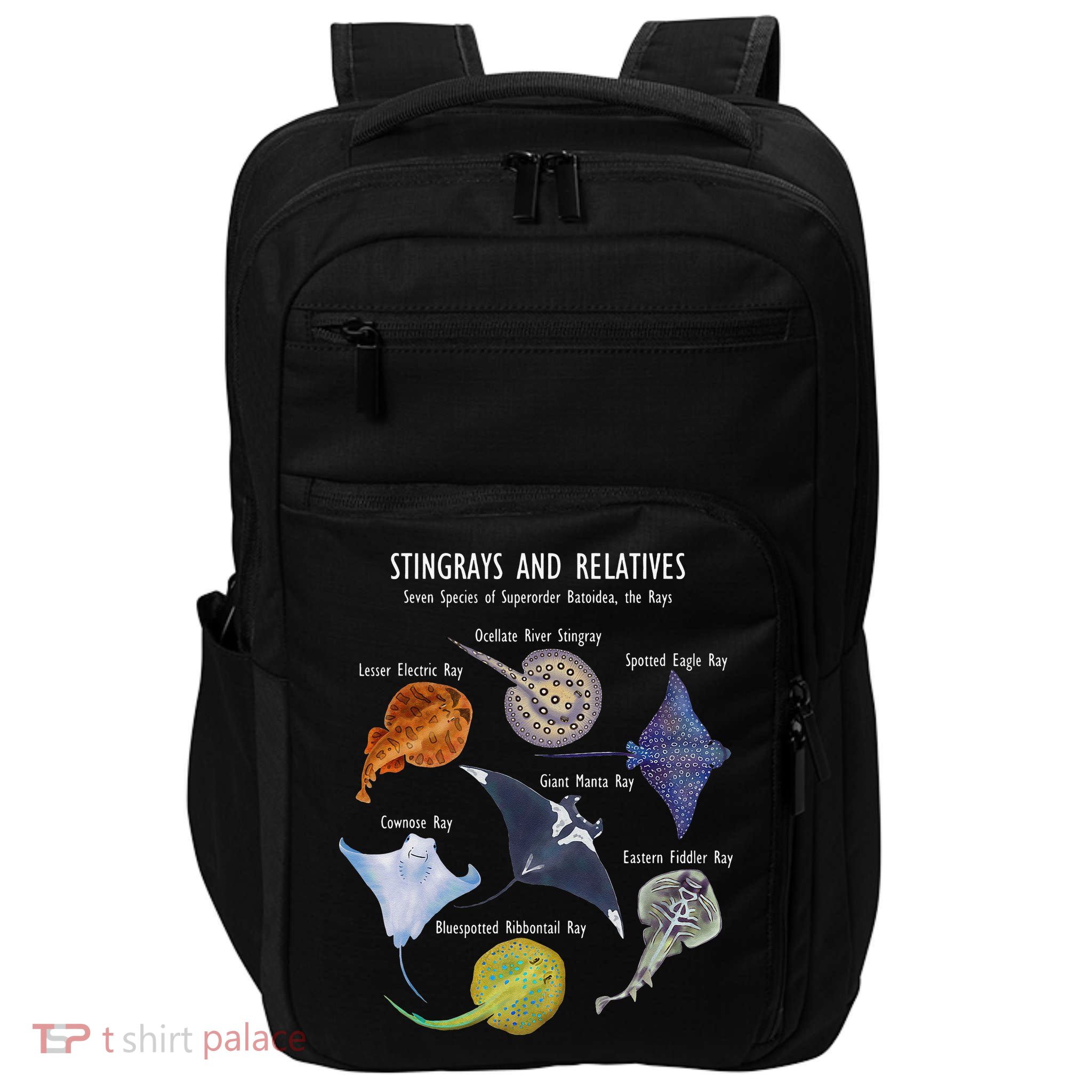 Stingray Species Manta Ray River Stingray and More Impact Tech Backpack