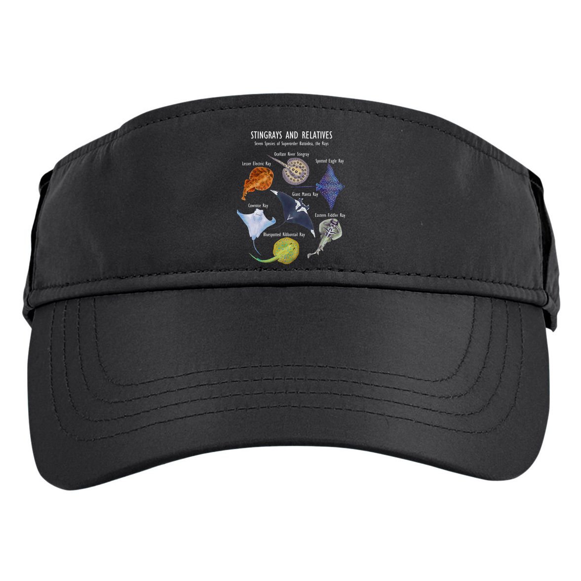 Stingray Species Manta Ray River Stingray and More Adult Drive Performance Visor