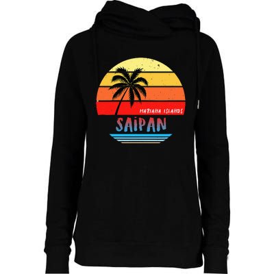 Saipan Saipan Mariana Islands Womens Funnel Neck Pullover Hood